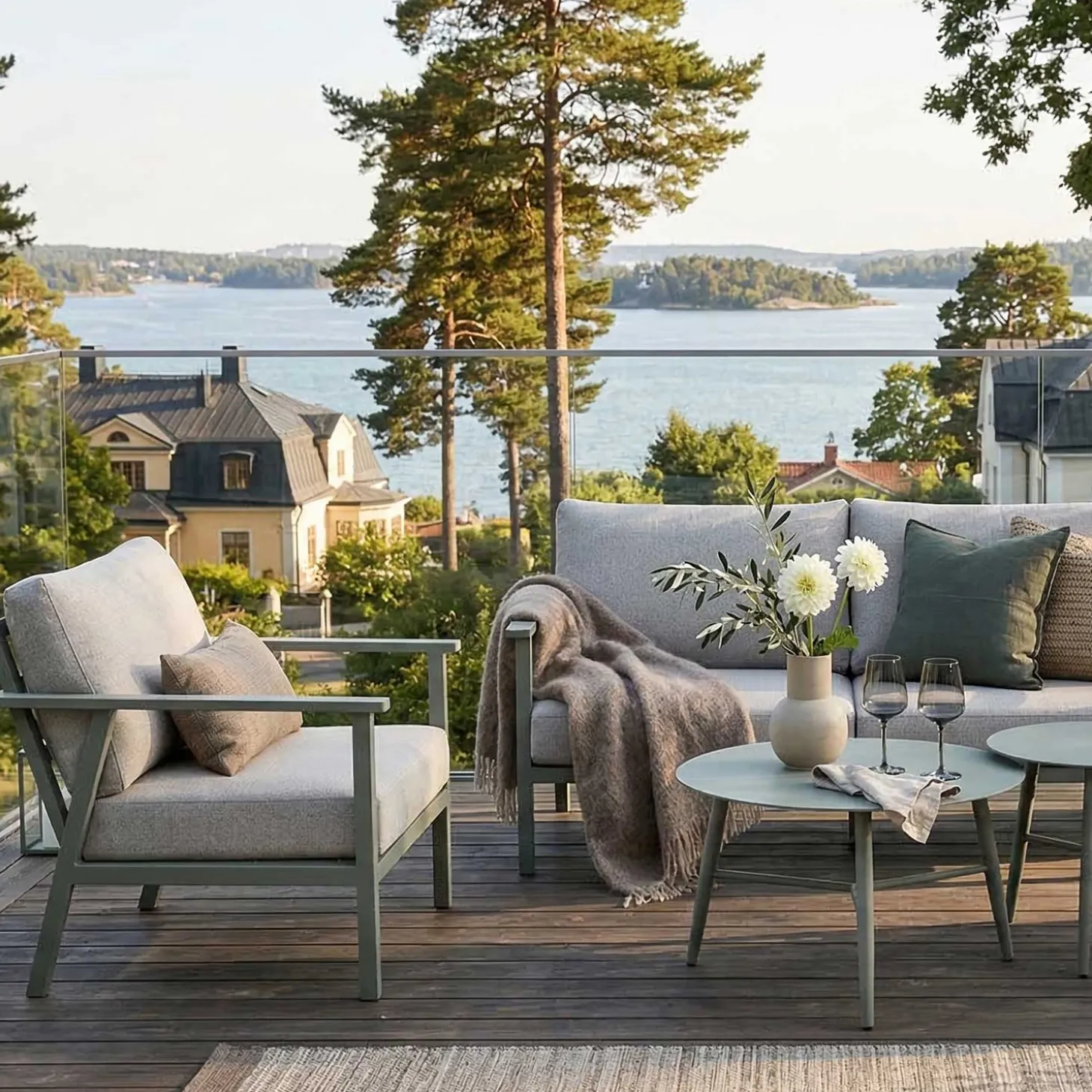 Samvaro XL 2,5-sits Soffa Dusty Green
