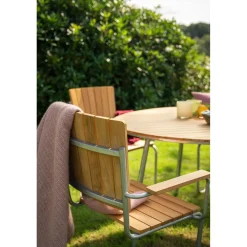 Sandhamn Utebord Ø120 cm Teak