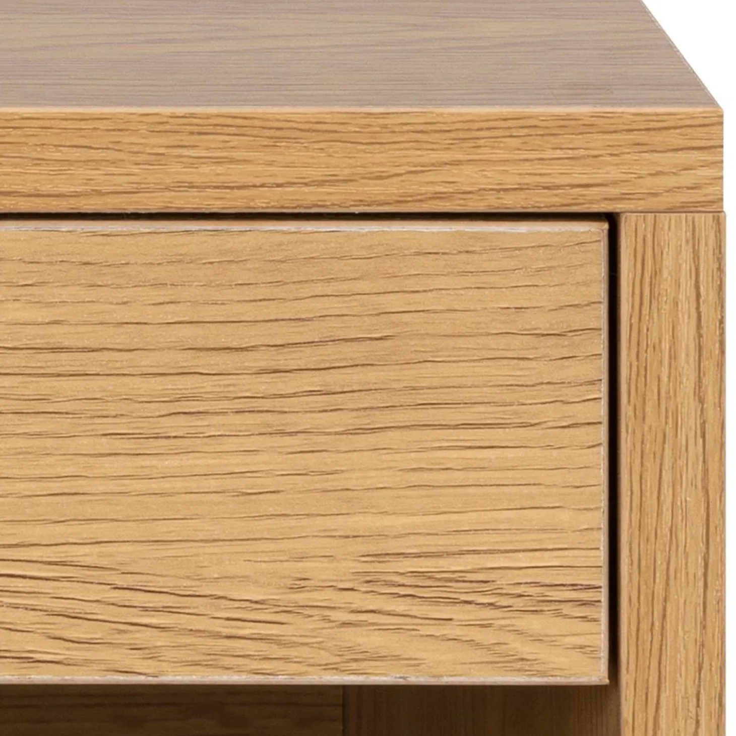Sandnes Sängbord 24x50x35 cm Vild Ek