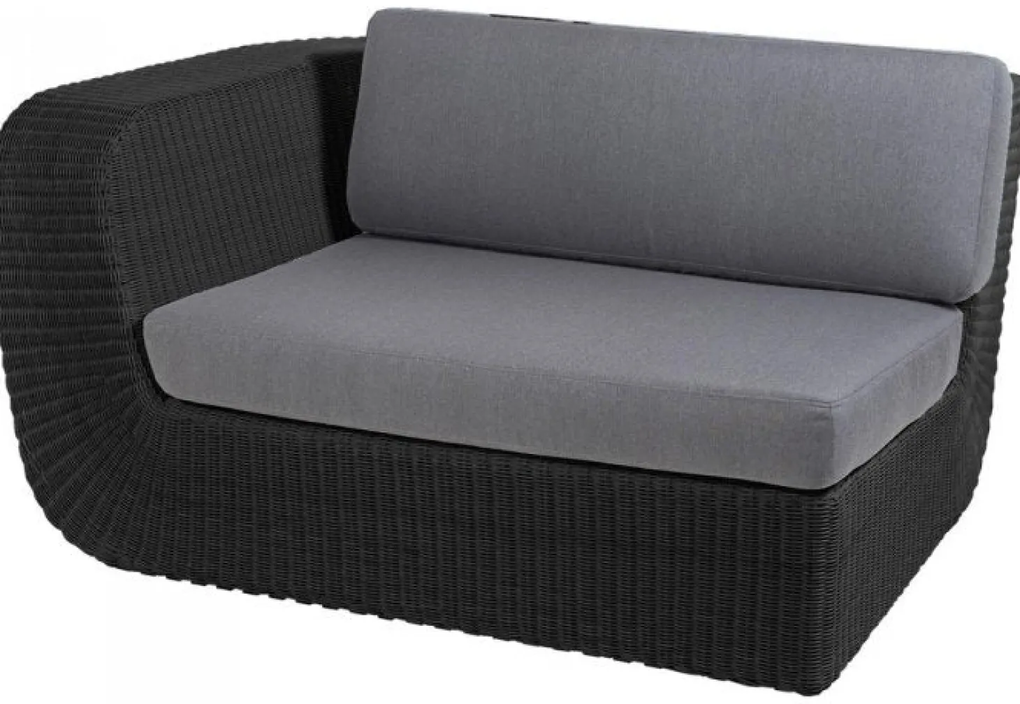 Savannah 2-Sits Modul Höger Svart