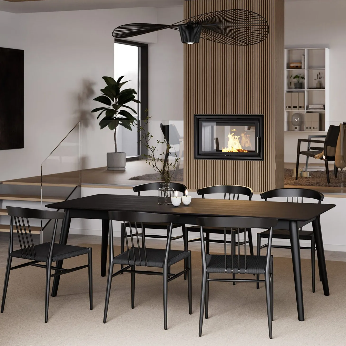 Sava Stol Black