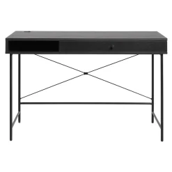 Segmento 60x120 cm Skrivbord Svart