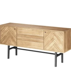 Sideboard Nr.230 Fiskbensdörrar 180x85 cm Oljad Ek