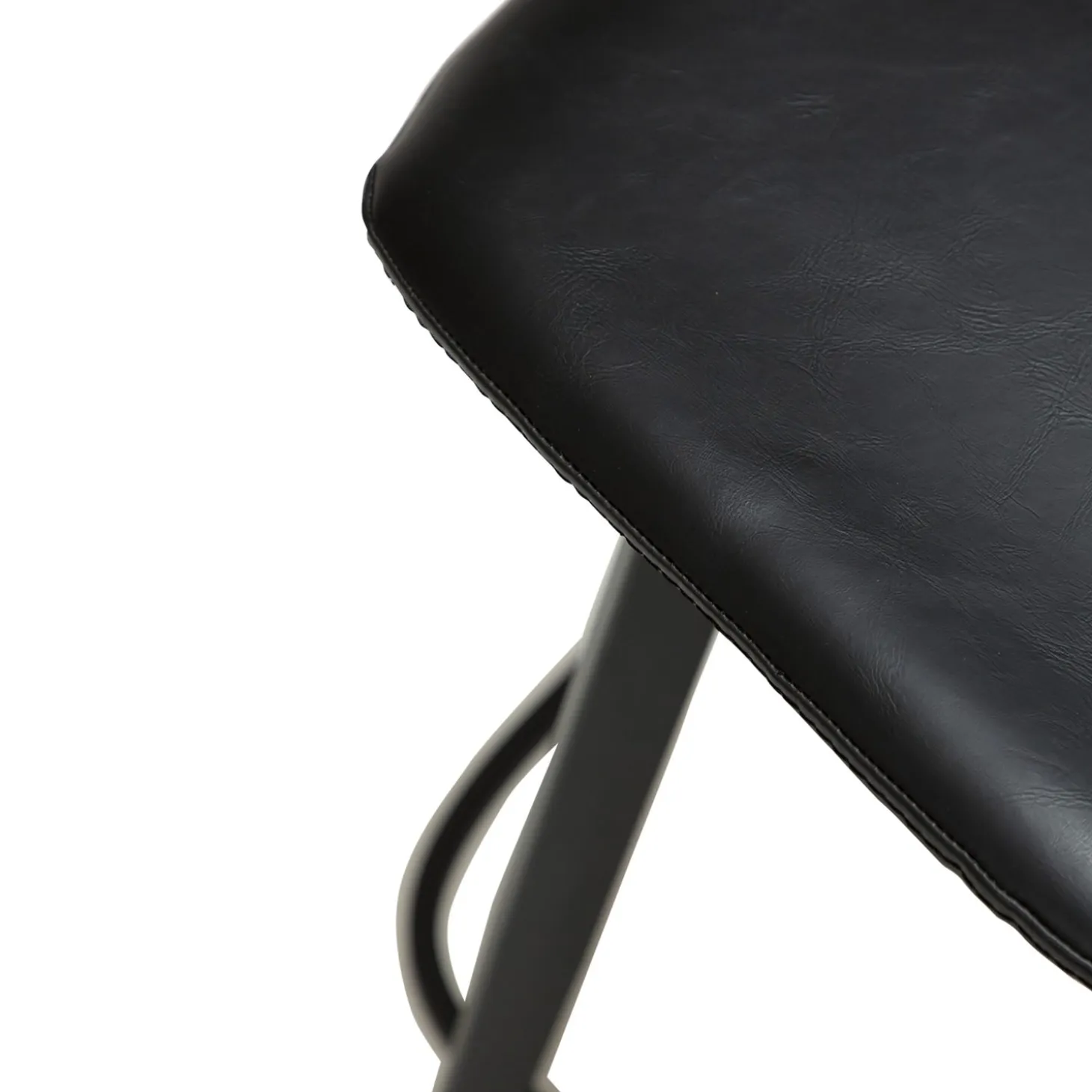 S.I.T Barstol Vintage Black Art.Leather 70 cm