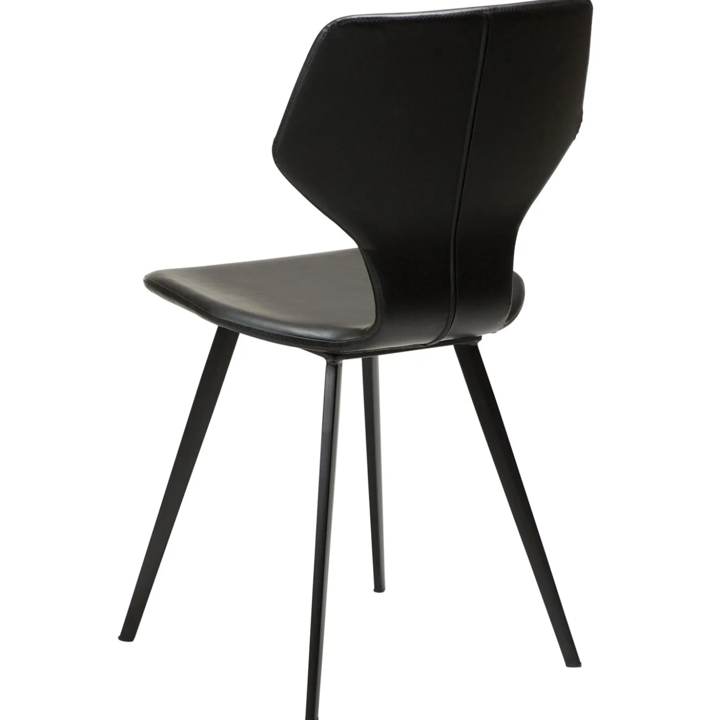 S.I.T Stol Vintage Black Art.Leather, Black