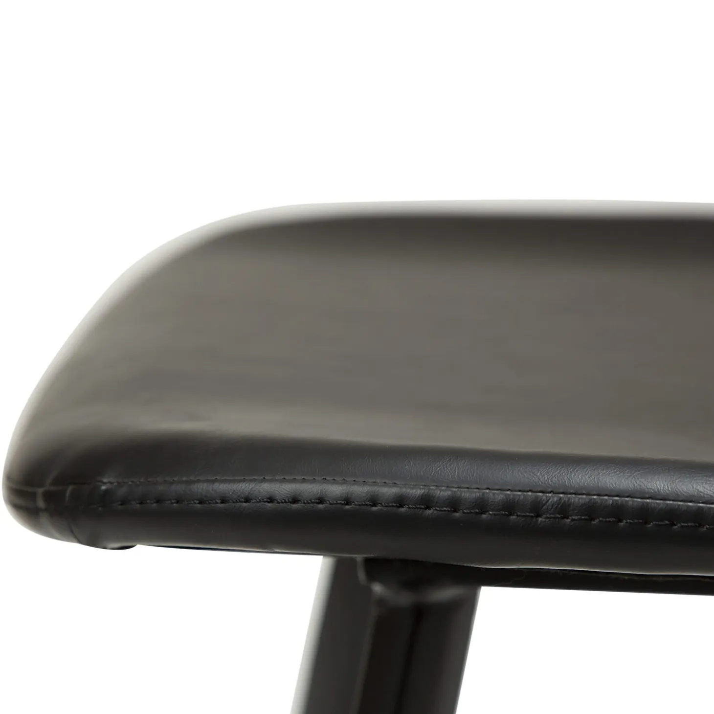 S.I.T Stol Vintage Black Art.Leather, Black