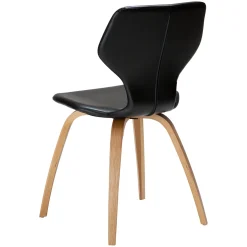 S.I.T Stol Vintage Black Art.Leather, Oak