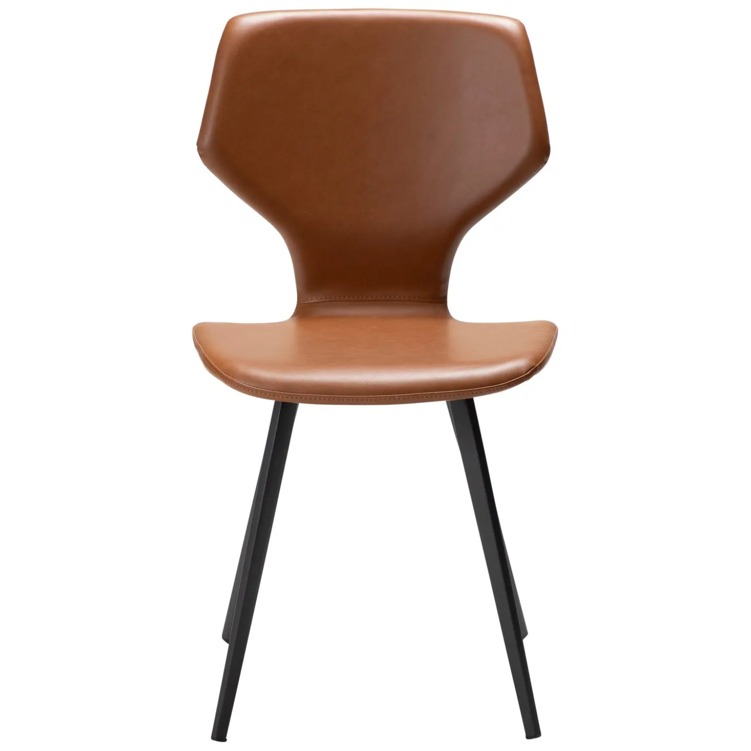 S.I.T Stol Vintage Light Brown Art.Leather, Black