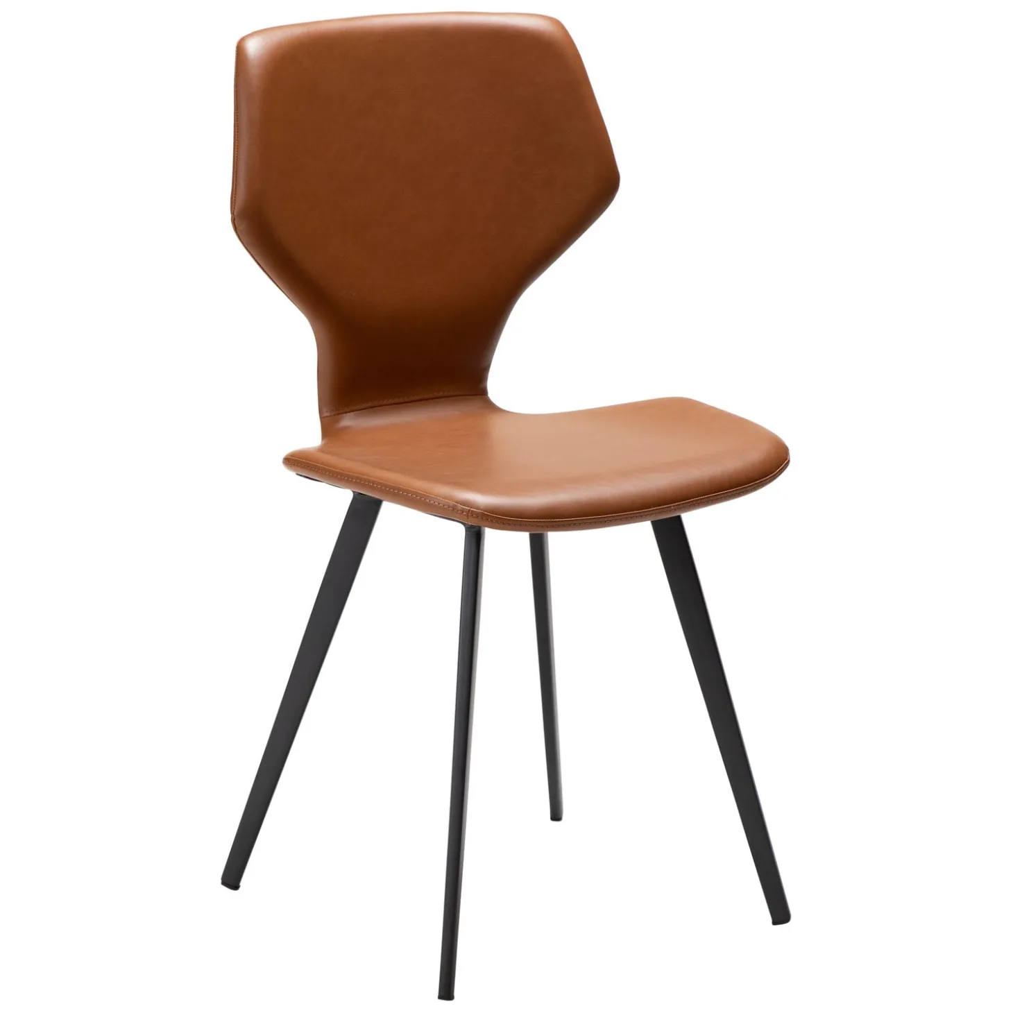 S.I.T Stol Vintage Light Brown Art.Leather, Black