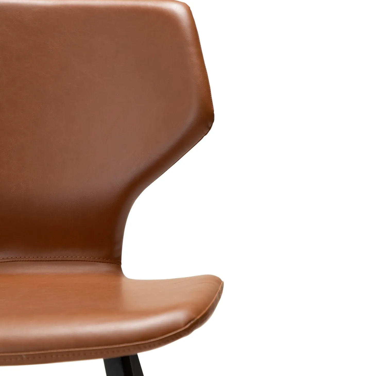S.I.T Stol Vintage Light Brown Art.Leather, Black
