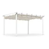 Skanör Pergola 300x400 cm Vit/Sand