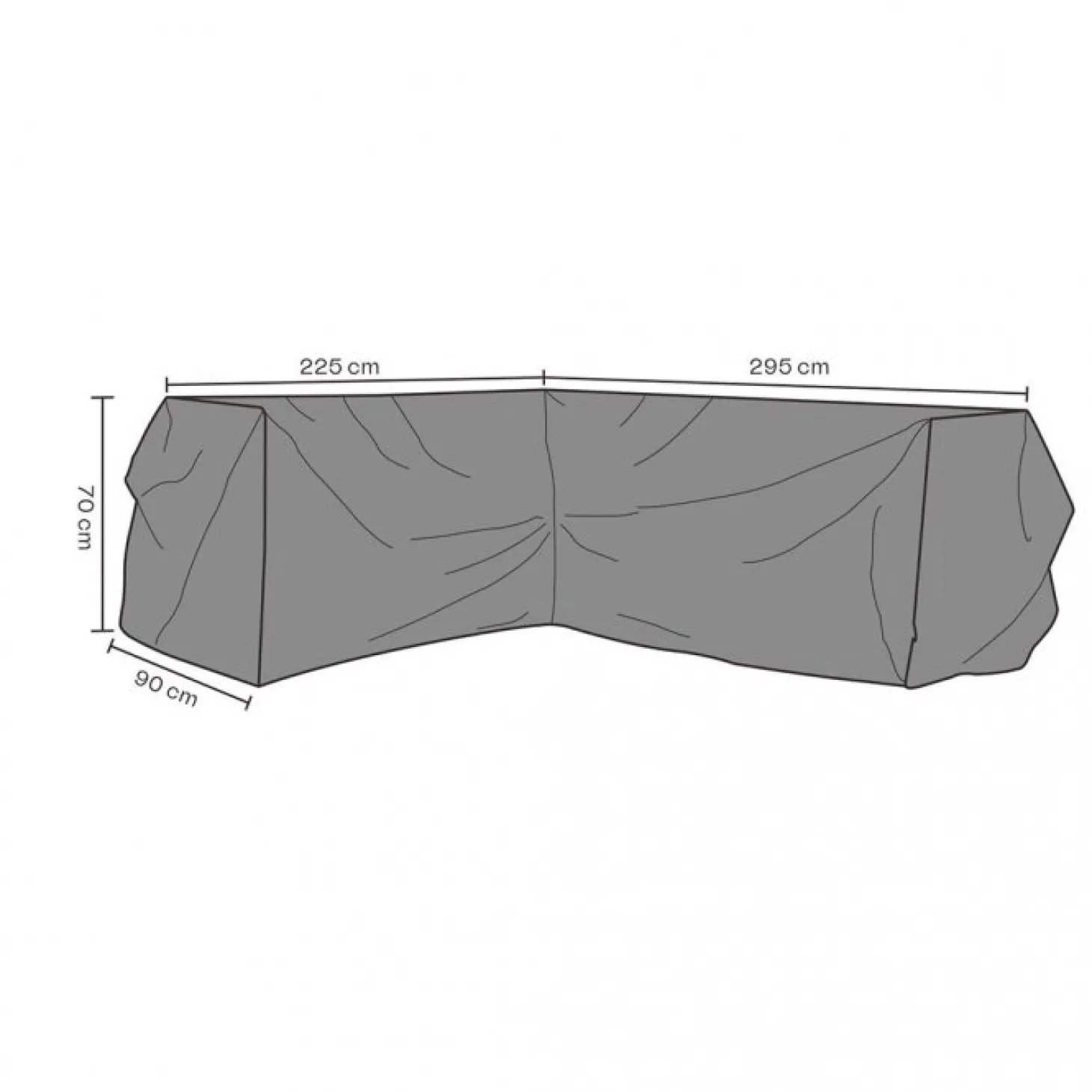 Soffskydd L295/R225 cm Andas