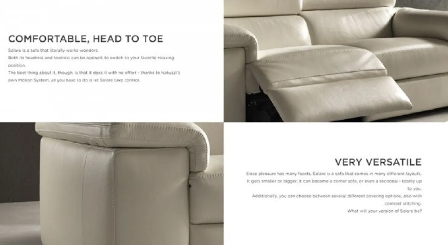 Solare B817 3-Sits Reclinersoffa
