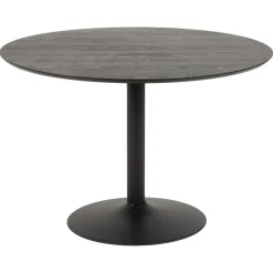 Soleil Matbord Rund 110 cm Svart