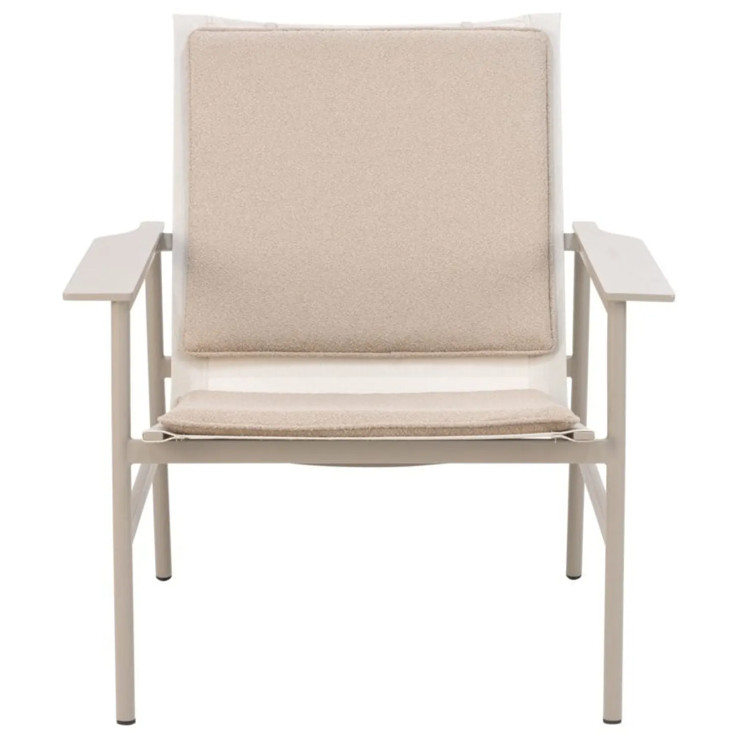 Soro Loungefåtölj Khaki/Teddy Beige