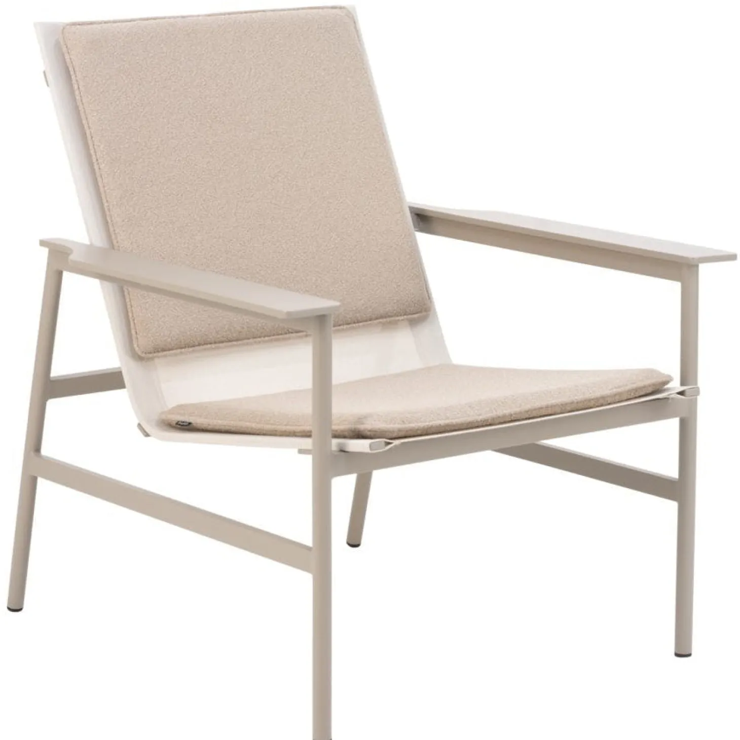 Soro Loungefåtölj Khaki/Teddy Beige