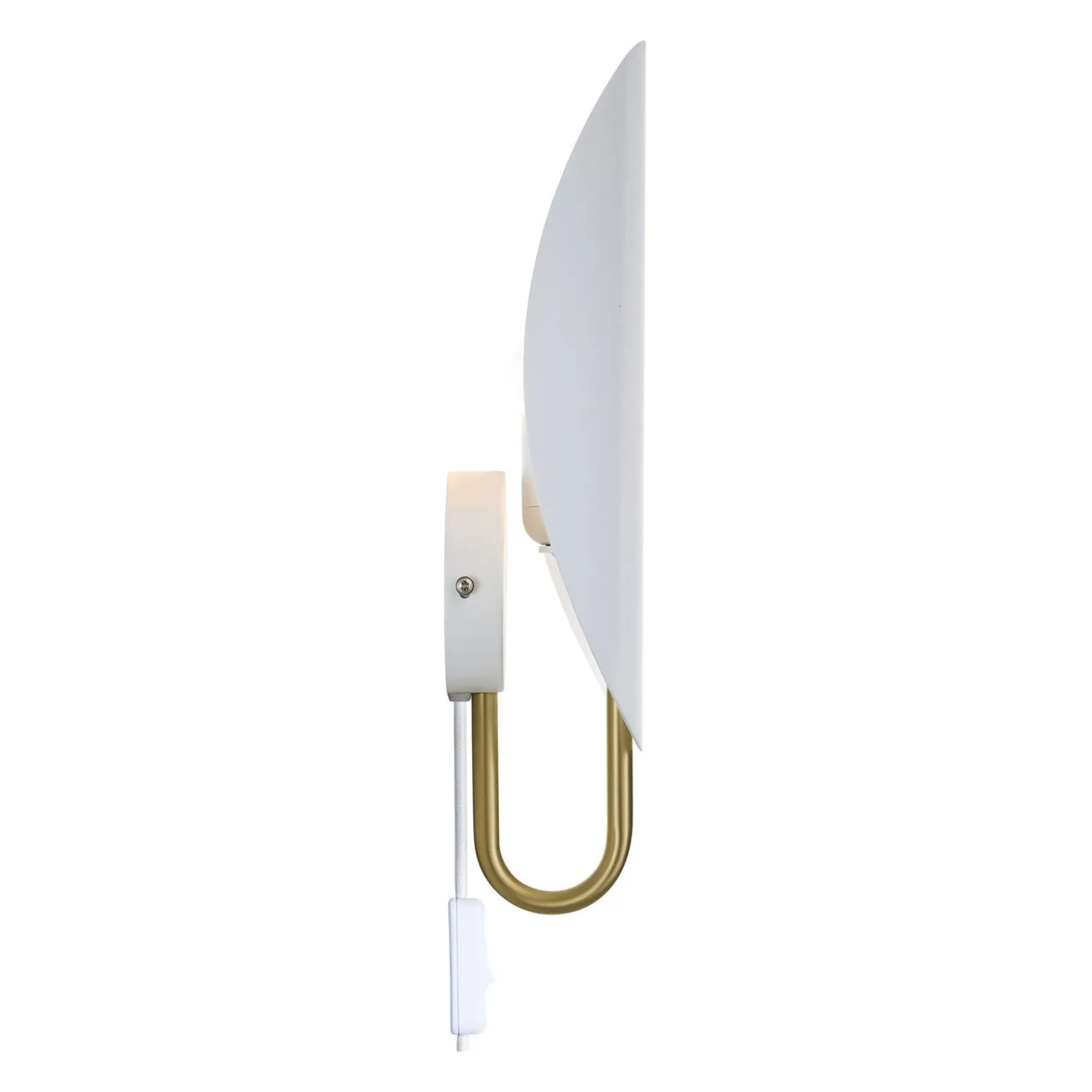 Spargo Vägglampa Vit/Mässing