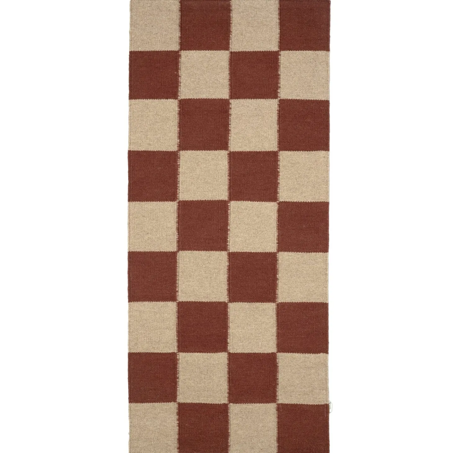 Square Gångmatta Terracotta/Natur