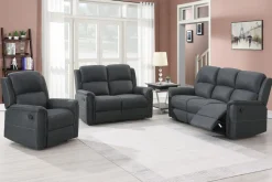 Staffan 3-Sits Reclinersoffa Grå