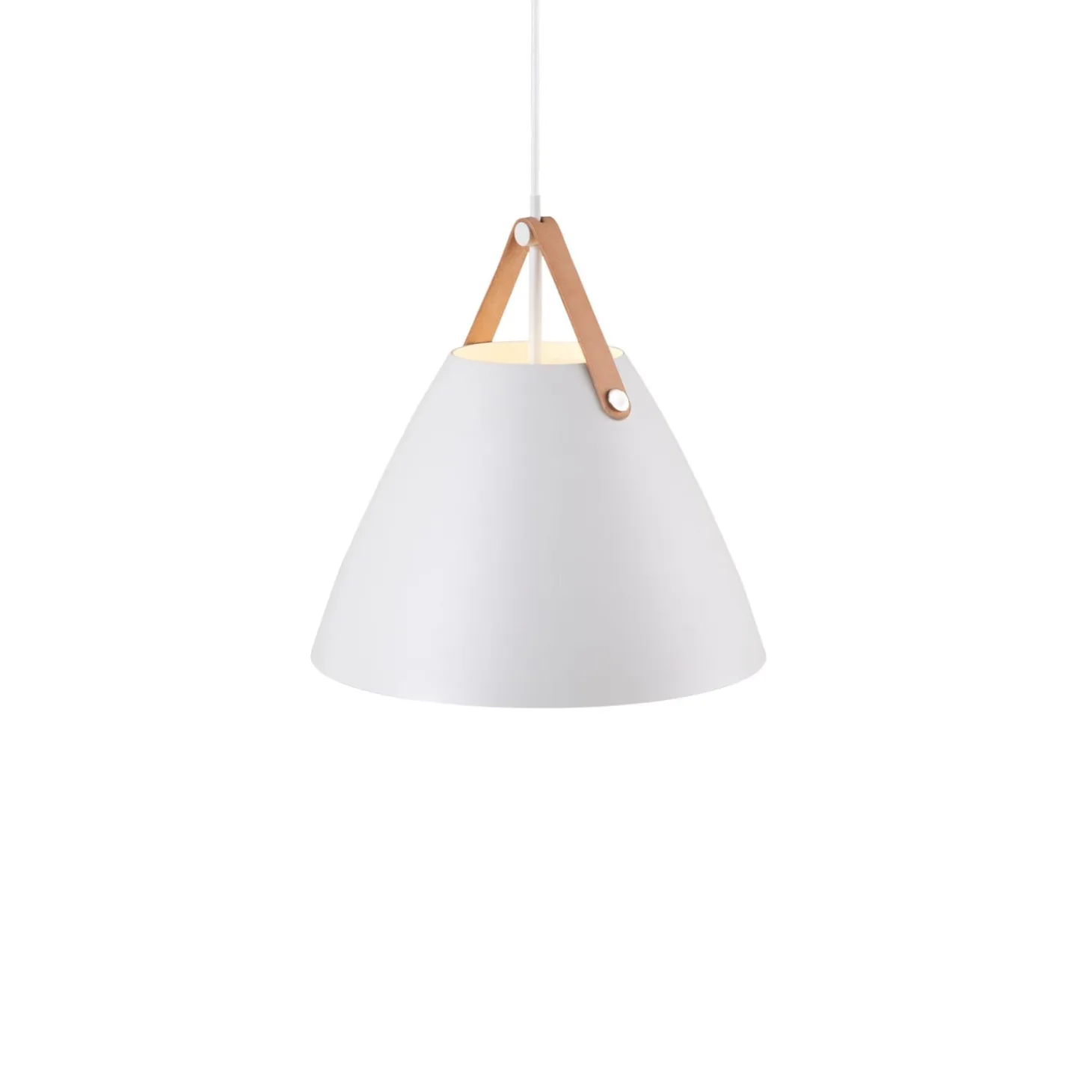 Strap Taklampa 36 cm, Vit
