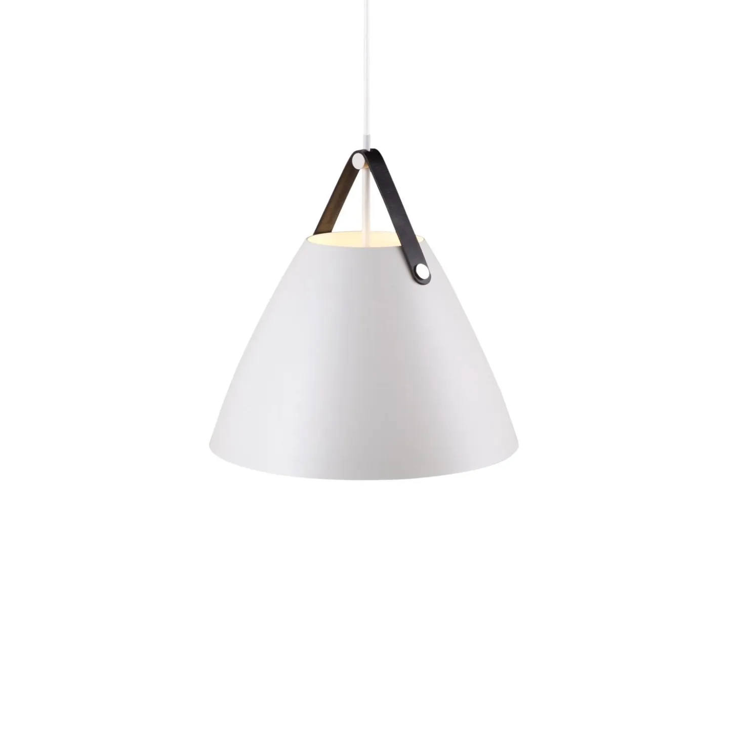 Strap Taklampa 36 cm, Vit