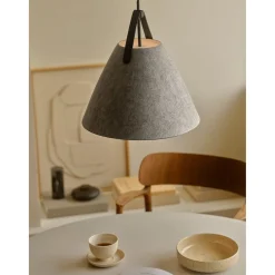 Strap Taklampa Ljusgrå