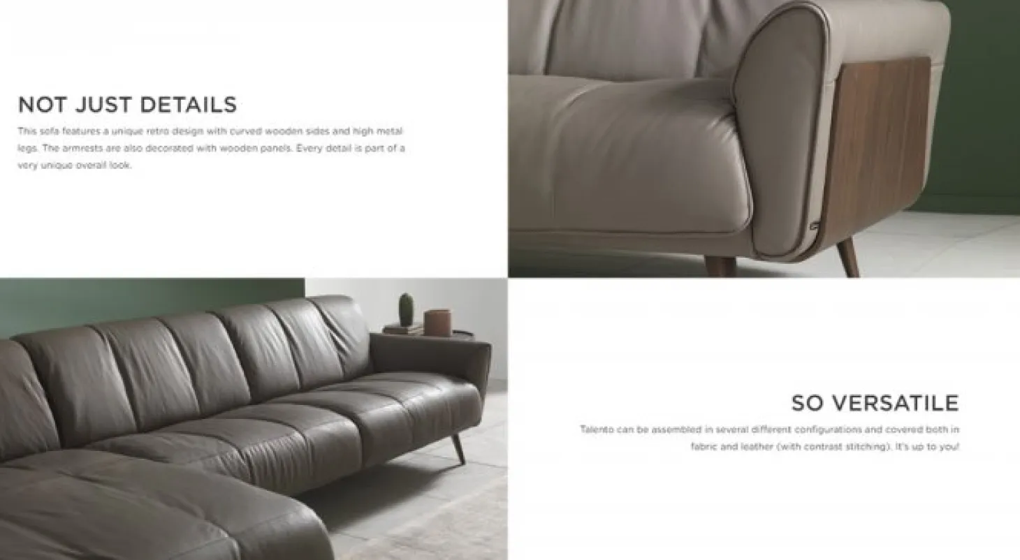 Talento B993 3-Sits Soffa