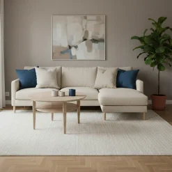 Tango Soffbord Runt 90cm Vitoljad Ek