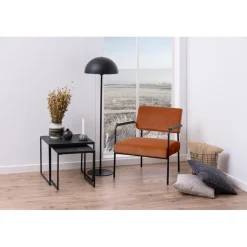 Tarbes Satsbord 45x50x50 cm Svart