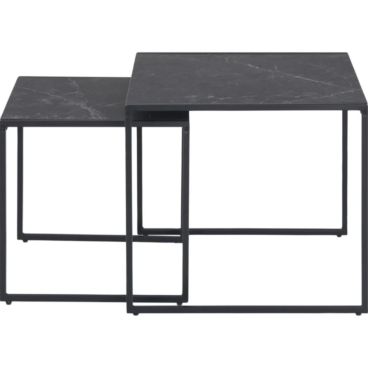 Tarbes Satsbord 45x50x50 cm Svart