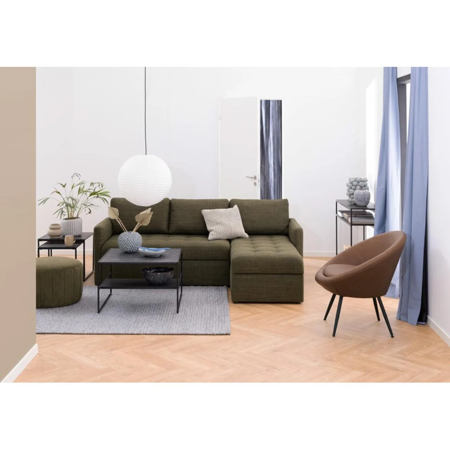 Tarbes Satsbord 45x50x50 cm Svart