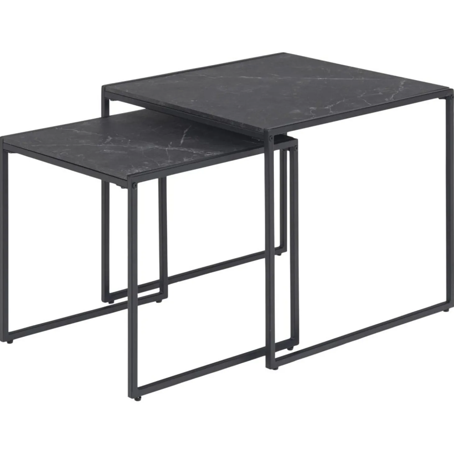 Tarbes Satsbord 45x50x50 cm Svart