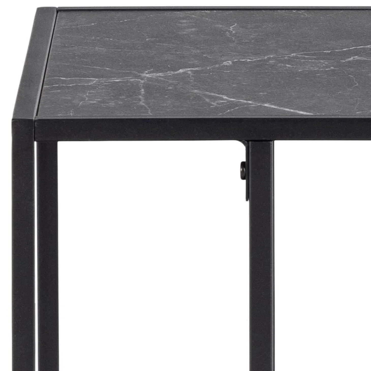 Tarbes Sidobord 63x43x35 cm Svart