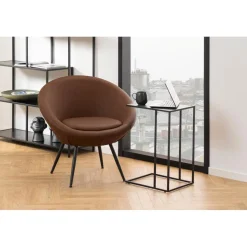 Tarbes Sidobord 63x43x35 cm Svart