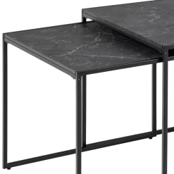 Tarbes Soffbord 120x60 cm Svart