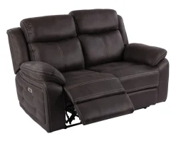 Teddy 2-Sits Reclinersoffa Manuell Brun