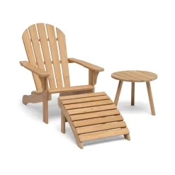 Tennessee Däckstol Teak Natur