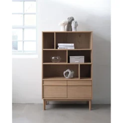 Terra Bokhylla 140 cm Naturlig Ek