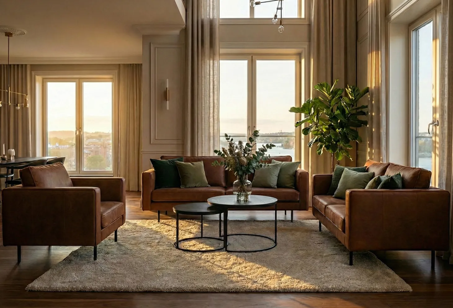 Texas 2,5-Sits Soffa Cognac