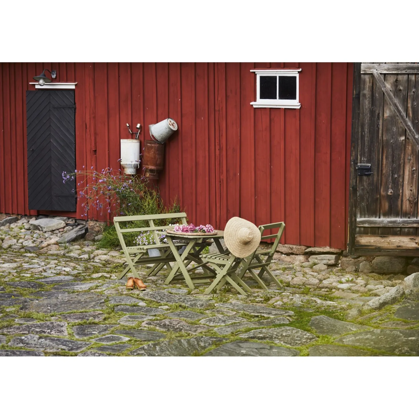 Torpet Utebord 109x67 cm Antikgrön