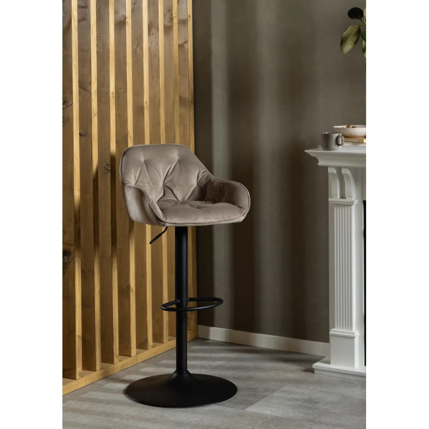Toulon Barstol Vic tyg Beige