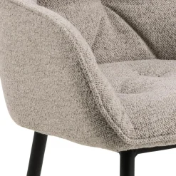 Toulon Karmstol Monza tyg Beige