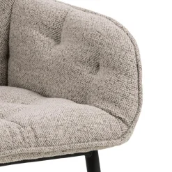 Toulon Karmstol Monza tyg Beige