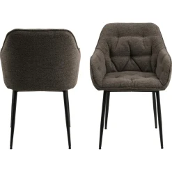 Toulon Karmstol Monza tyg Taupe