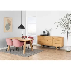 Toulon Karmstol Sittdyna Vic tyg korall