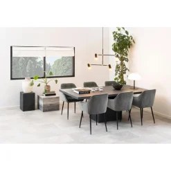 Toulon Karmstol Skyland tyg Antracit