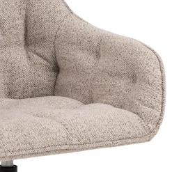 Toulon Karmstol Snurr Monza tyg Beige