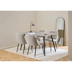 Toulon Matstol Monza tyg Beige
