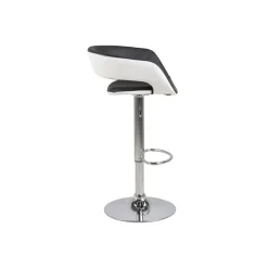 Tracy Barstol PU Svart/Vit
