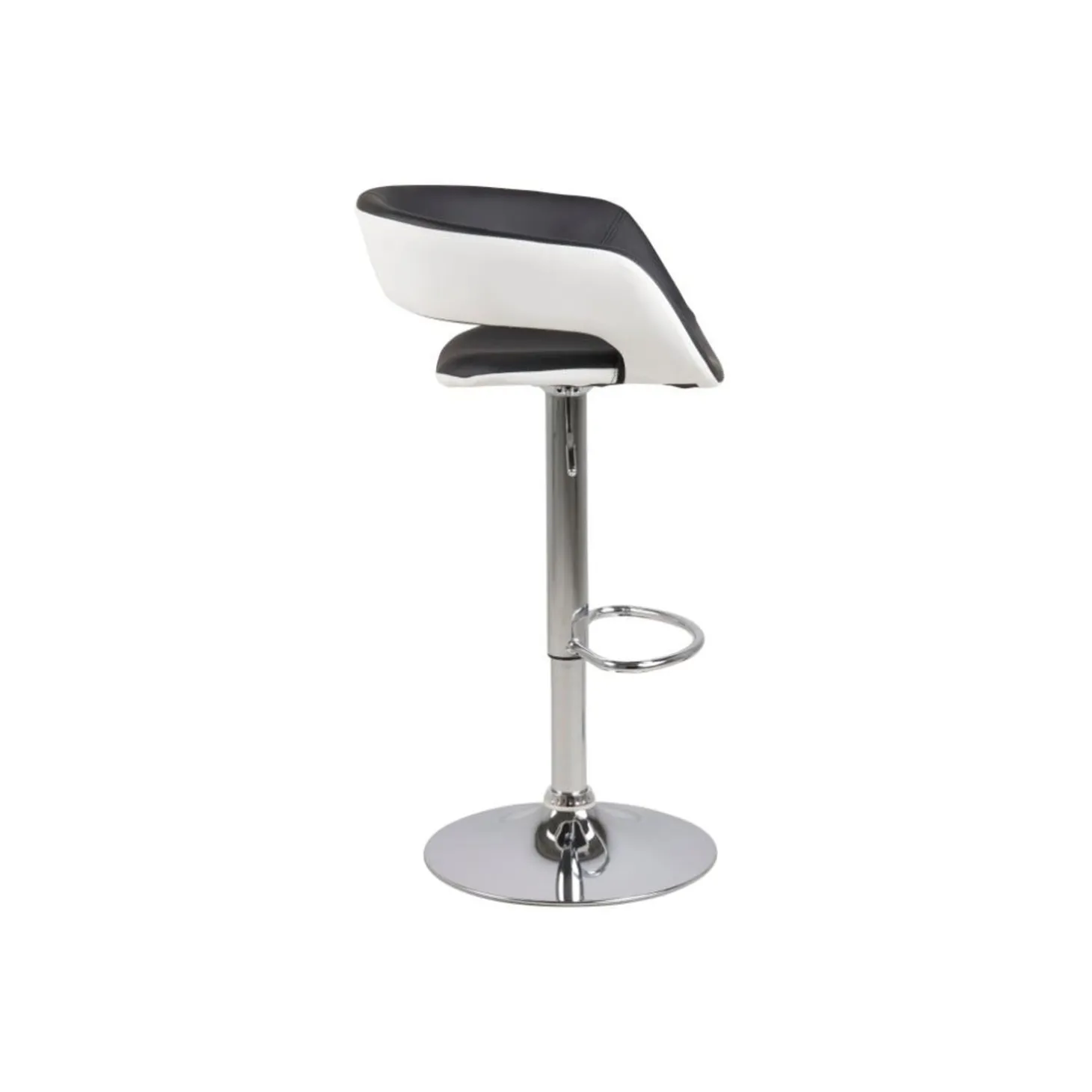 Tracy Barstol PU Svart/Vit